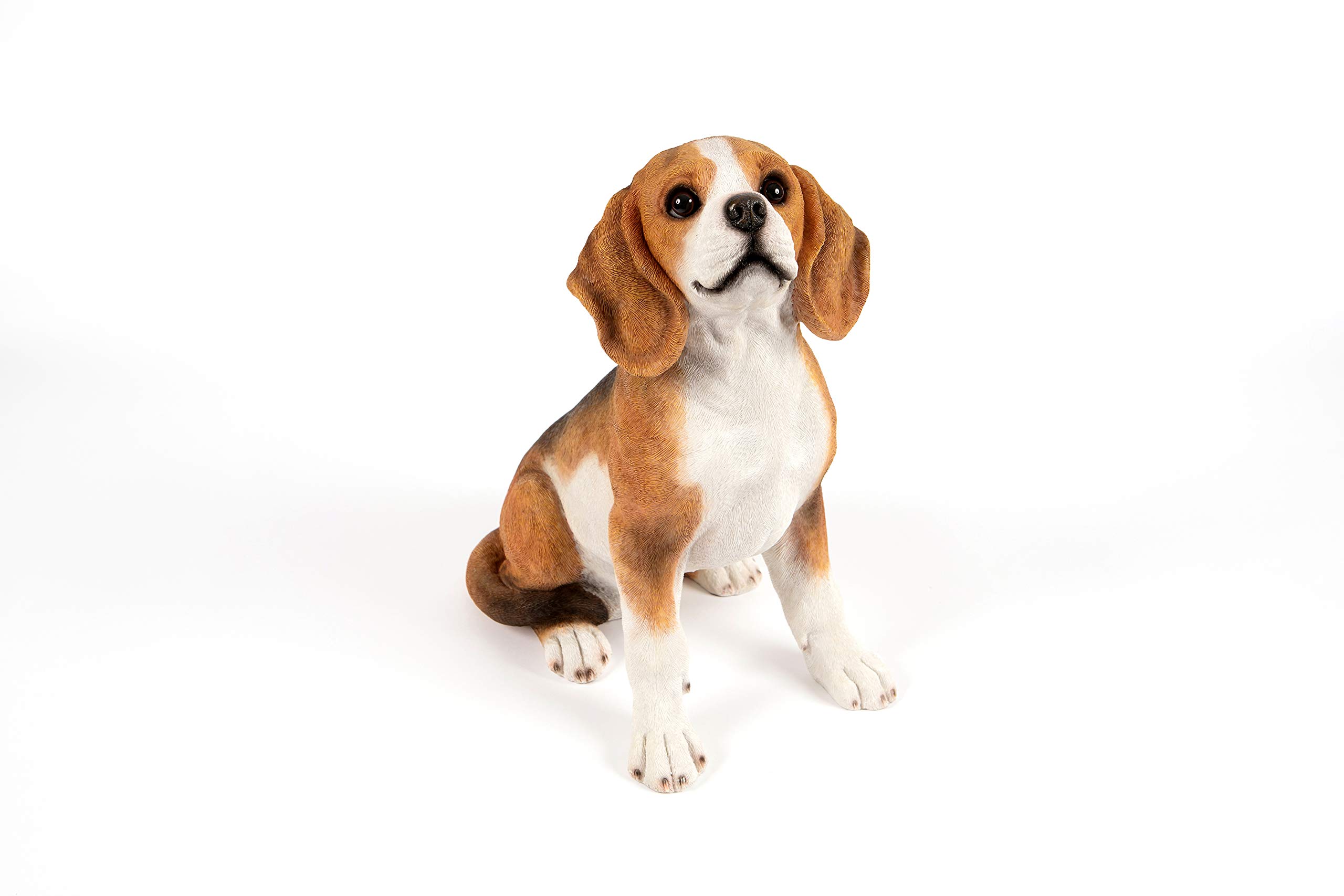 Garden Creations Sitting Beagle Dog Ornament for Patio and Lawn