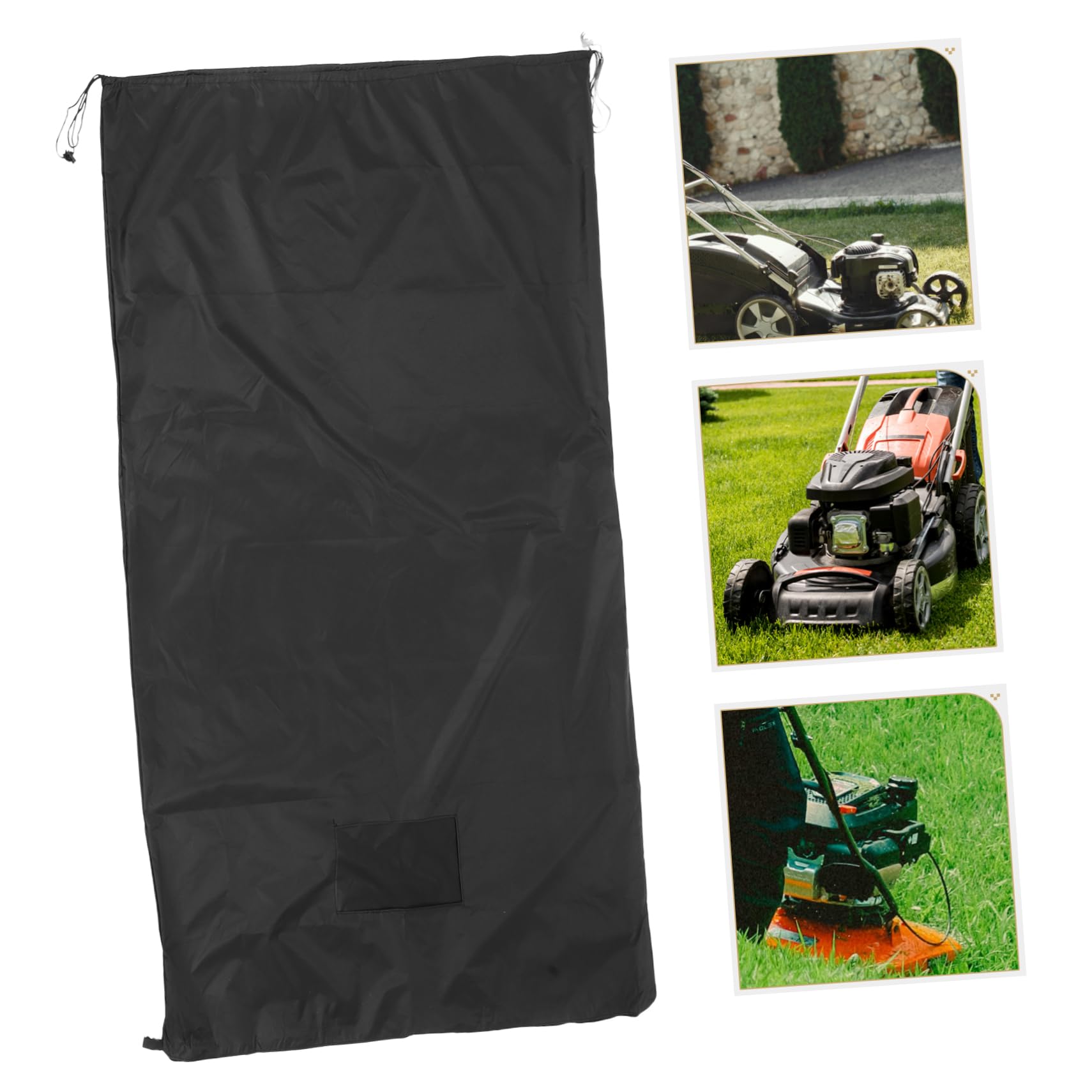 Bolsa Recolectora de Hojas para Tractor Cortacésped de Gran Capacidad | Tela Oxford 420d Negra, Ajuste, Instalación Fácil, para Césped de Jardín y Mantenimiento