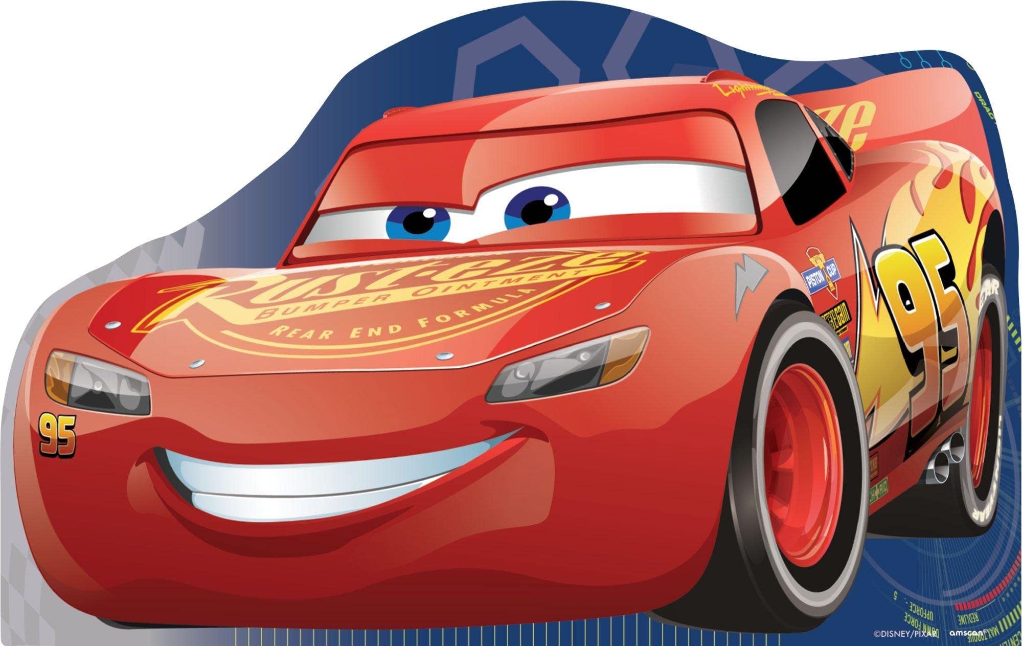 Amazon.com: Party City Lightning McQueen Cardboard Cutout, 3ft Wide,  Freestanding Decoration, Party Supplies, Cars 3, 1 Count : Home & Kitchen