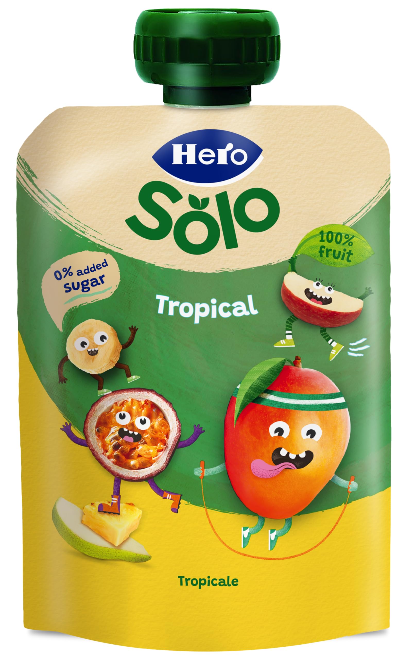 Hero Baby Mi Fruta Bolsitas de Fruta sabor Tropical 100 g