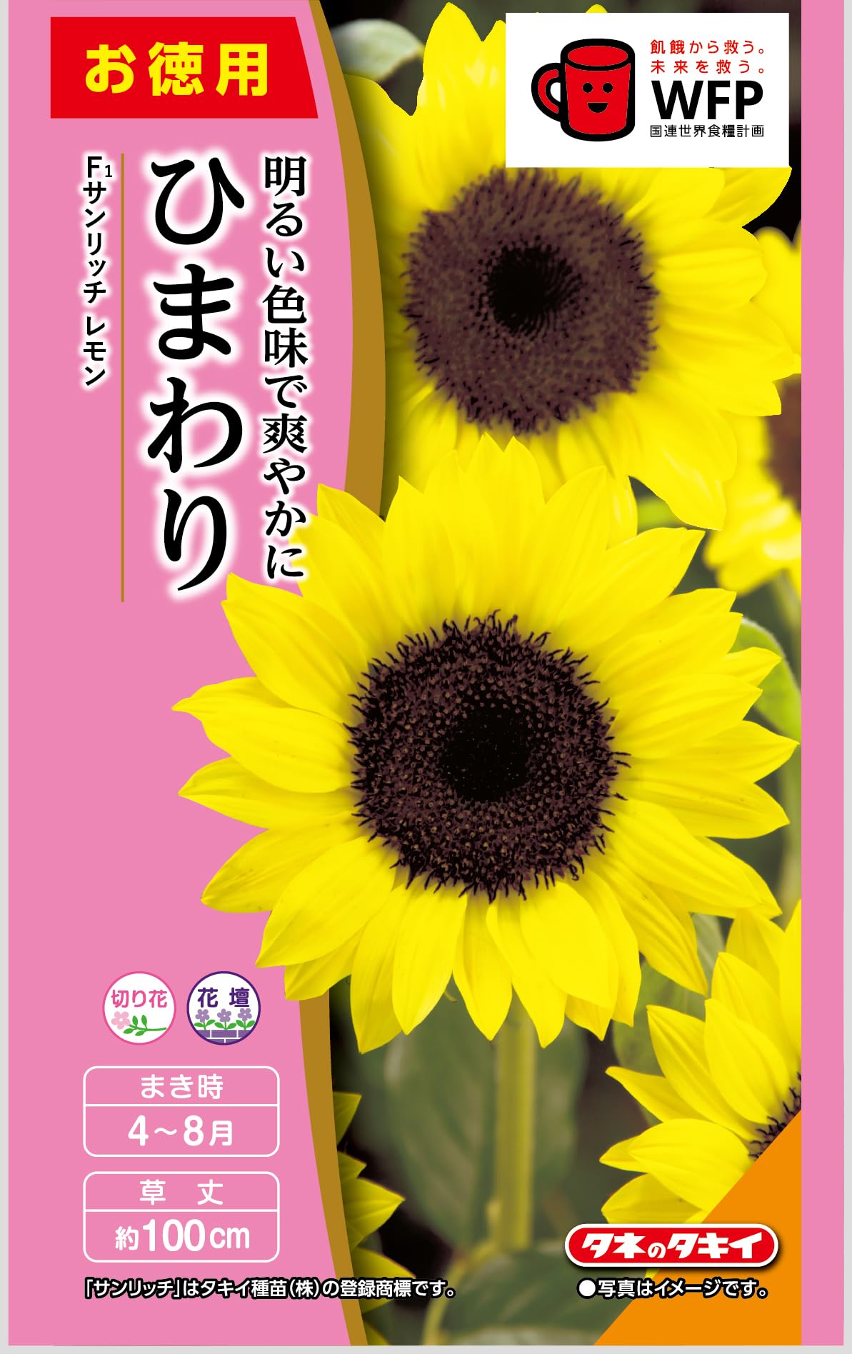 Amazon | タキイ種苗 徳用 切花向ひまわり F1サンリッチレモン | 花
