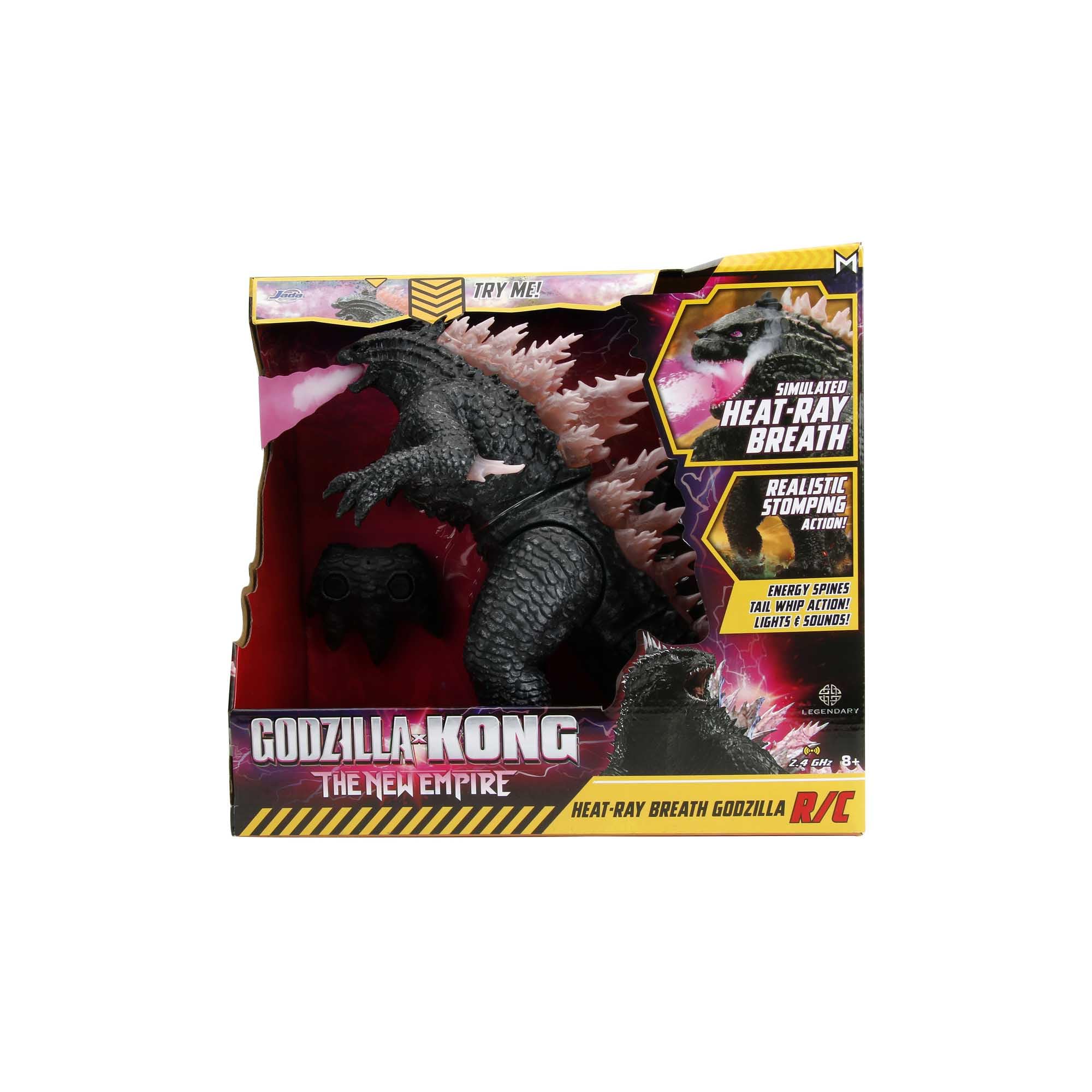 Jada Toys Godzilla Heat-Ray Breath RC Figure (63 cm) with Water 