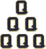 Vista 191 de 6 piezas de parches de letras de chenilla autoadhesivas, parches de letras preppy de 2 pulgadas para bolsos, ropa y sombreros, grandes pegatinas