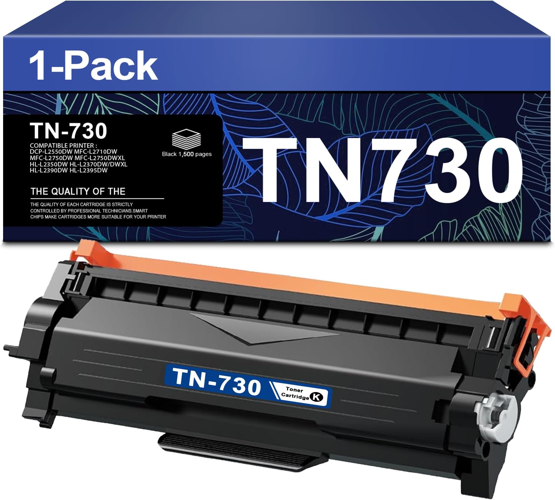 1PK TN760 Cartuccia Toner Per Brother MFC-L2710DW HL-L2395DW DCP - Foto 5