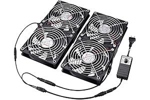 Wathai 4 x 120mm Server Fan GPU Mining Rigs