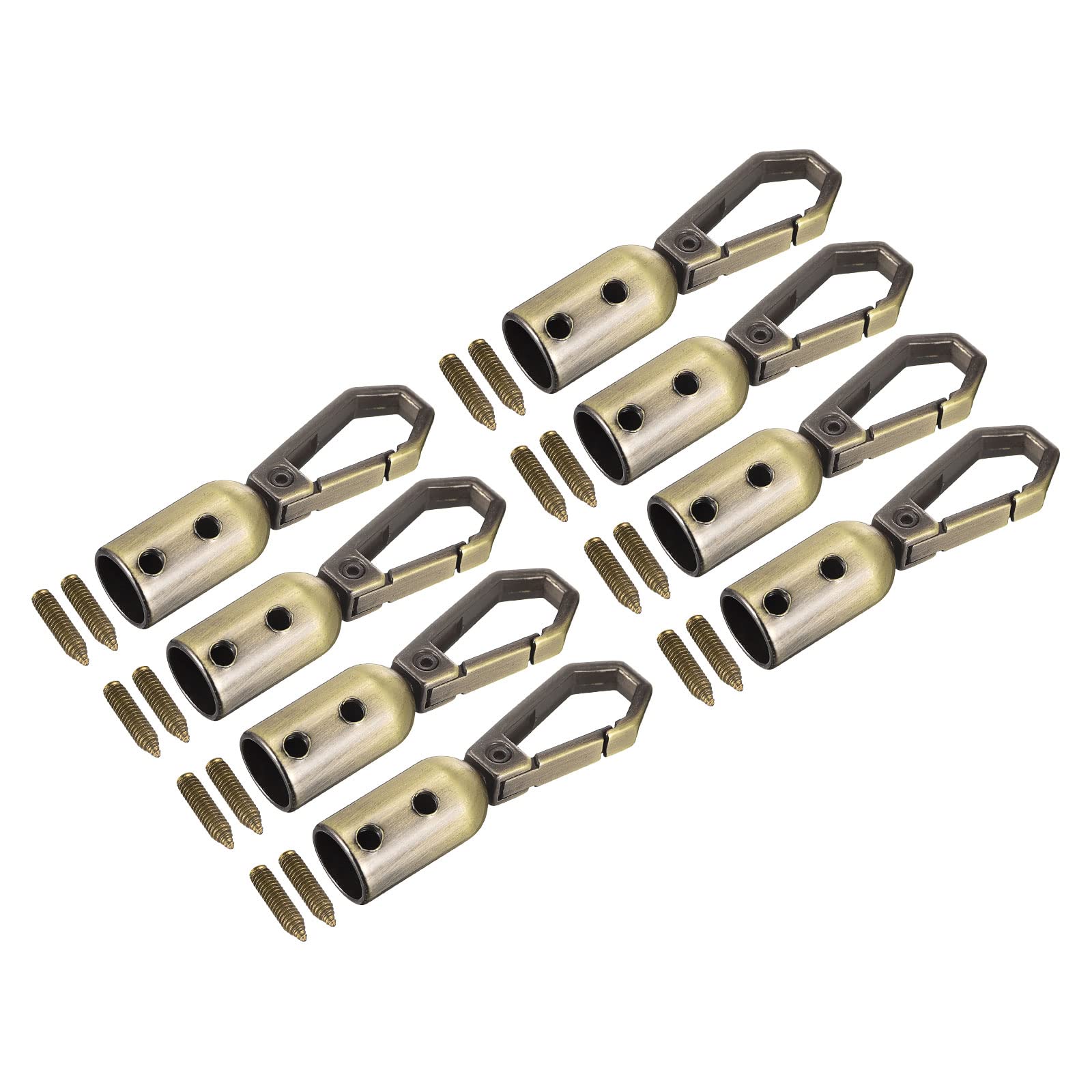Tapa de extremo de bronce para cordón de 11 mm y terminadores de cuentas de barril