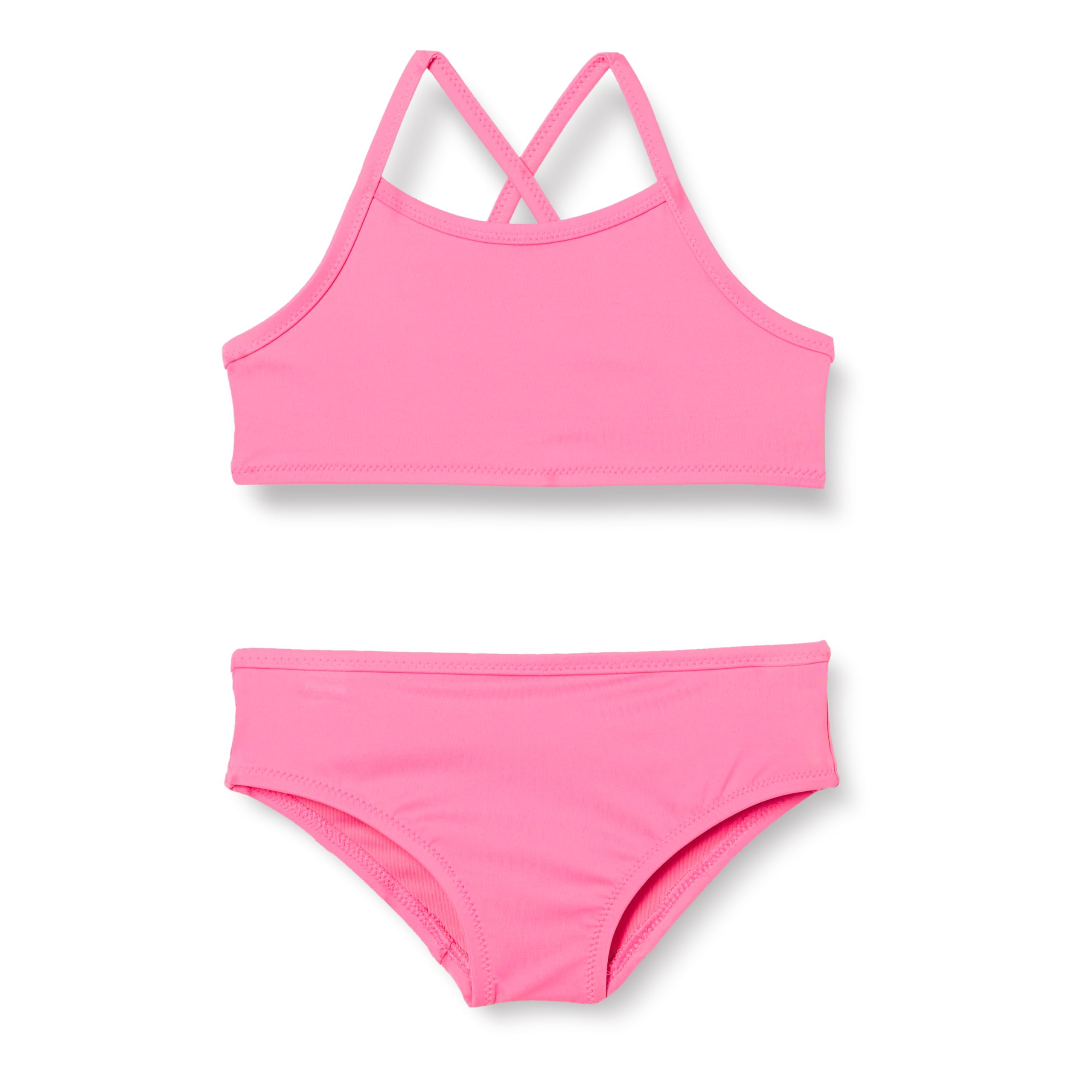 Amazon Essentials Girls and Toddlers' Cross Back Bikini Set