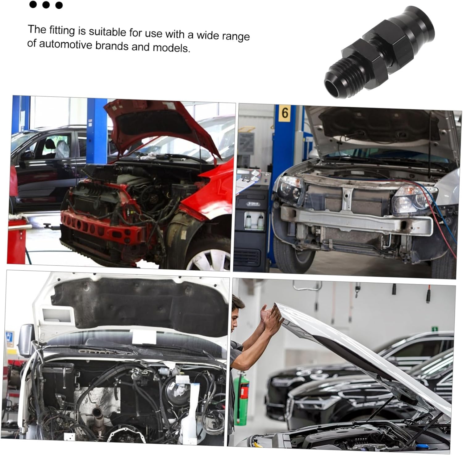 Line Connector Adapter Fitting for Quick Connect Hose Automotive Component for Secure Supply and Easy Installation