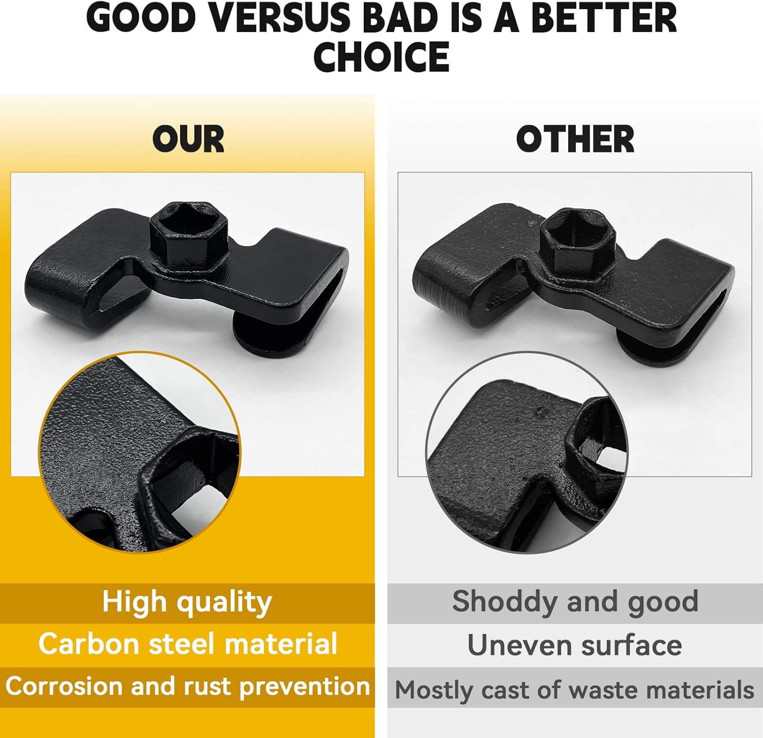 TENGBASE Wrench Extender Tool Bar and Wrench Extender Tool - Universal 1/2 Inch Hole, Extension Wrench for Mechanics and Automotive Repairs