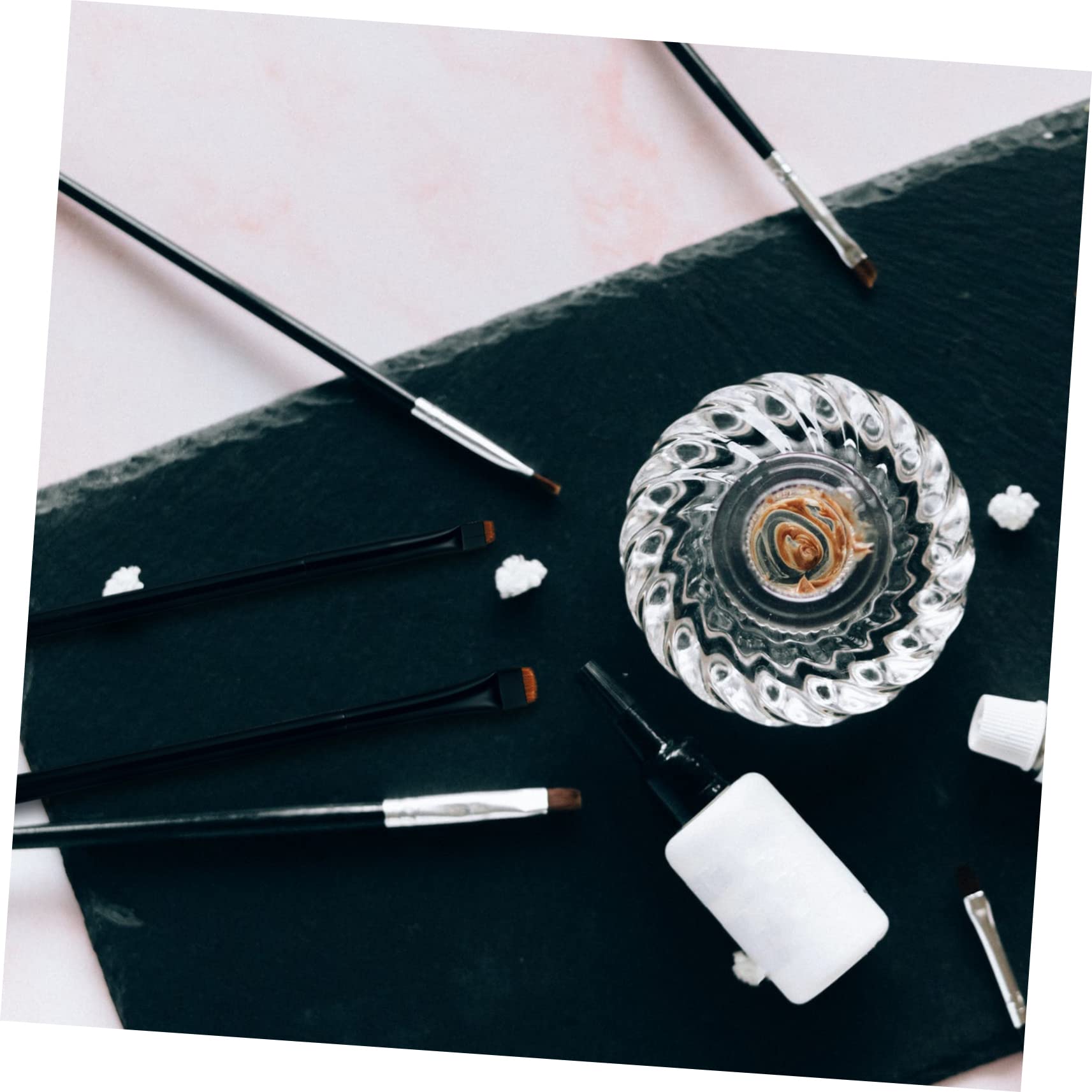 POPETPOP 15pezzi Pennelli Per Trucco Professionale Kit Di Spazzole Per Eyeliner Ombretto e Make up Per Occhi Setole Materiale Di Alta Qualità Per Applicazione Facile e Precisa