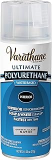 Rust-Oleum 200281 Varathane Crystal Clear Spar Urethane Spray, Satin Finish