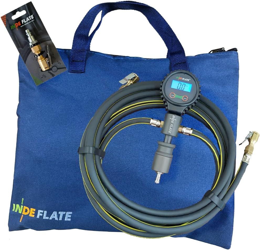 2 Hose Tire Inflation and Deflation Tool (Digital Gauge)