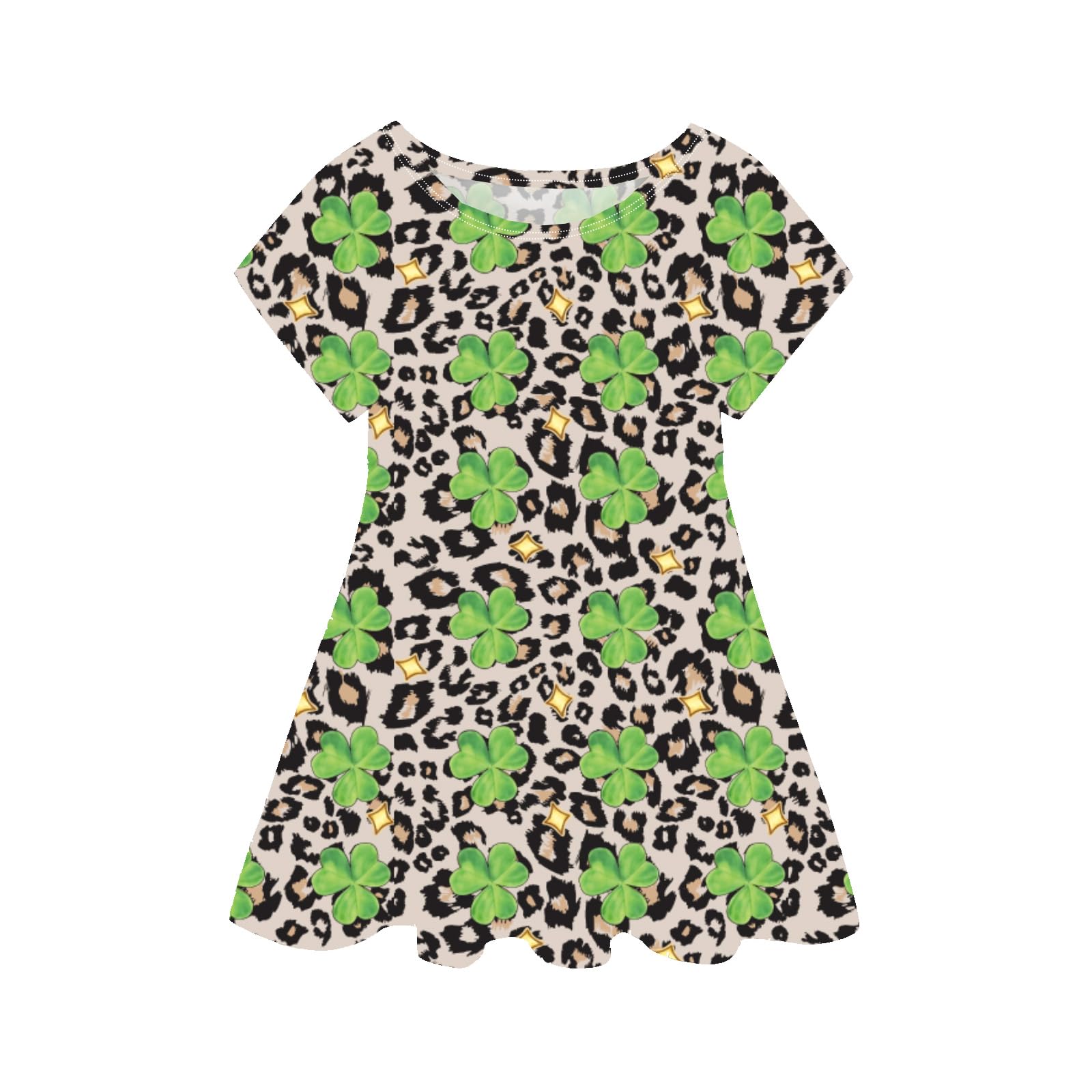 Mud Kingdom Little Girls Twirly Skater Dress for School Party Summer A-Line