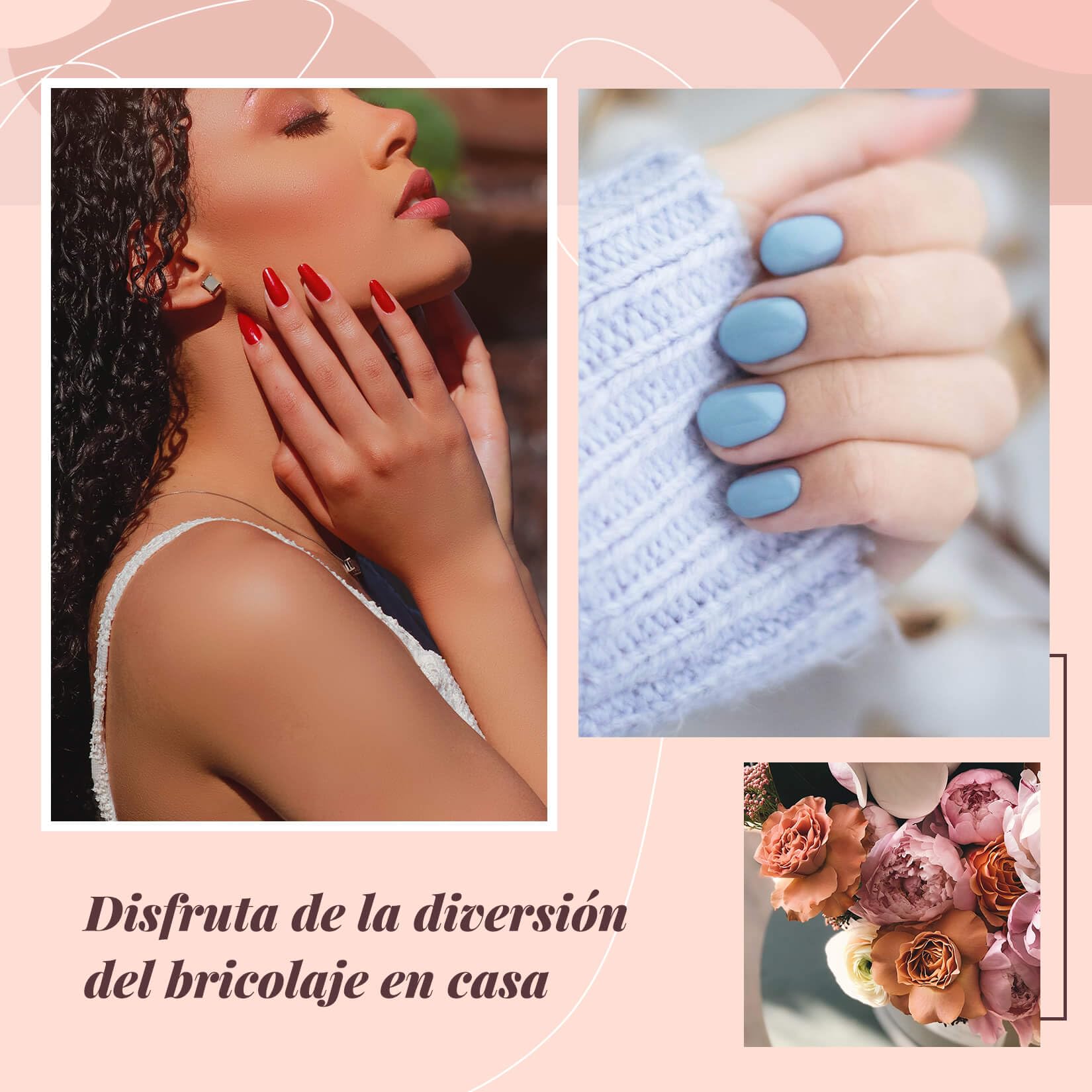 Phoenixy Kit Uñas Semipermanentes, 12 Colores 7ml, Kit Completo con 36W U V/LED Lampara Uñas Semipermanentes, Esmalte Semipermanente con Base y Top Coat