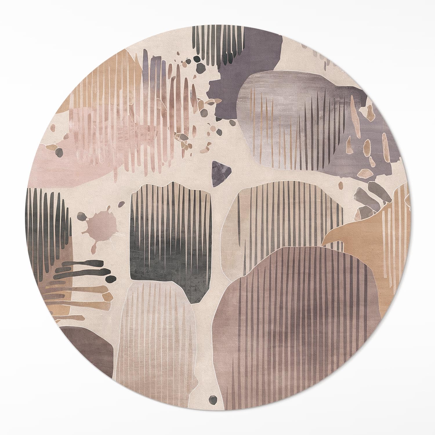 Tapis de sol vinyle déco de sol salon et chambre ambiance chaleureuse