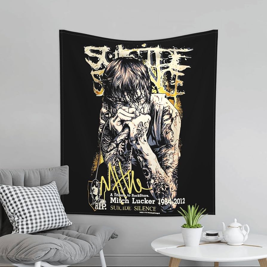 Amazon.co.jp: タペストリー スーサイドサイレンス ミッチラッカー