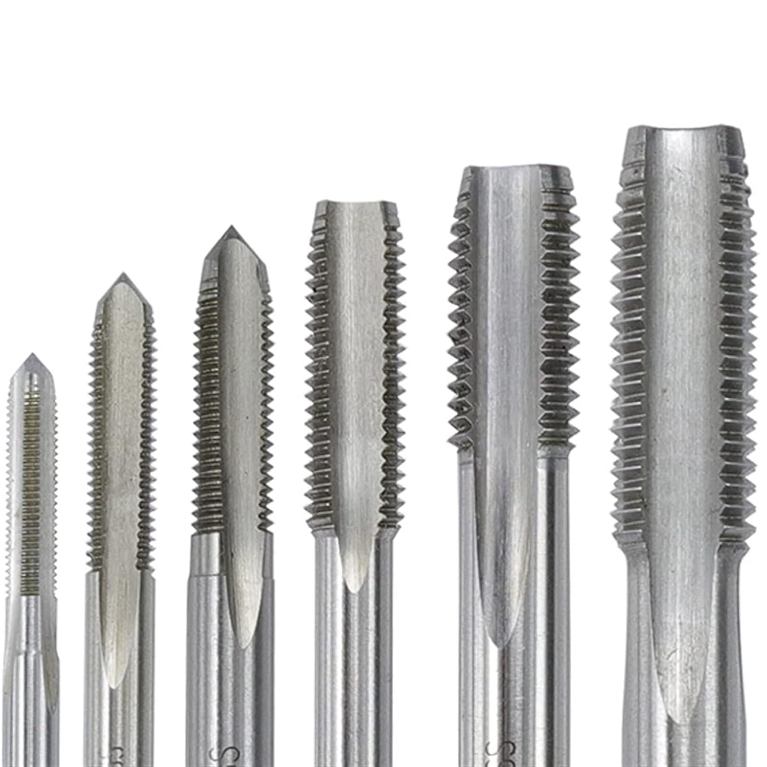 1/5Pcs ST Insert Screw Thread Tap Drill Bits HSS Straight Flute Metric ST1.6-ST30 Taps Right Hand Installation Tools(1PC,ST1.6x0.35)