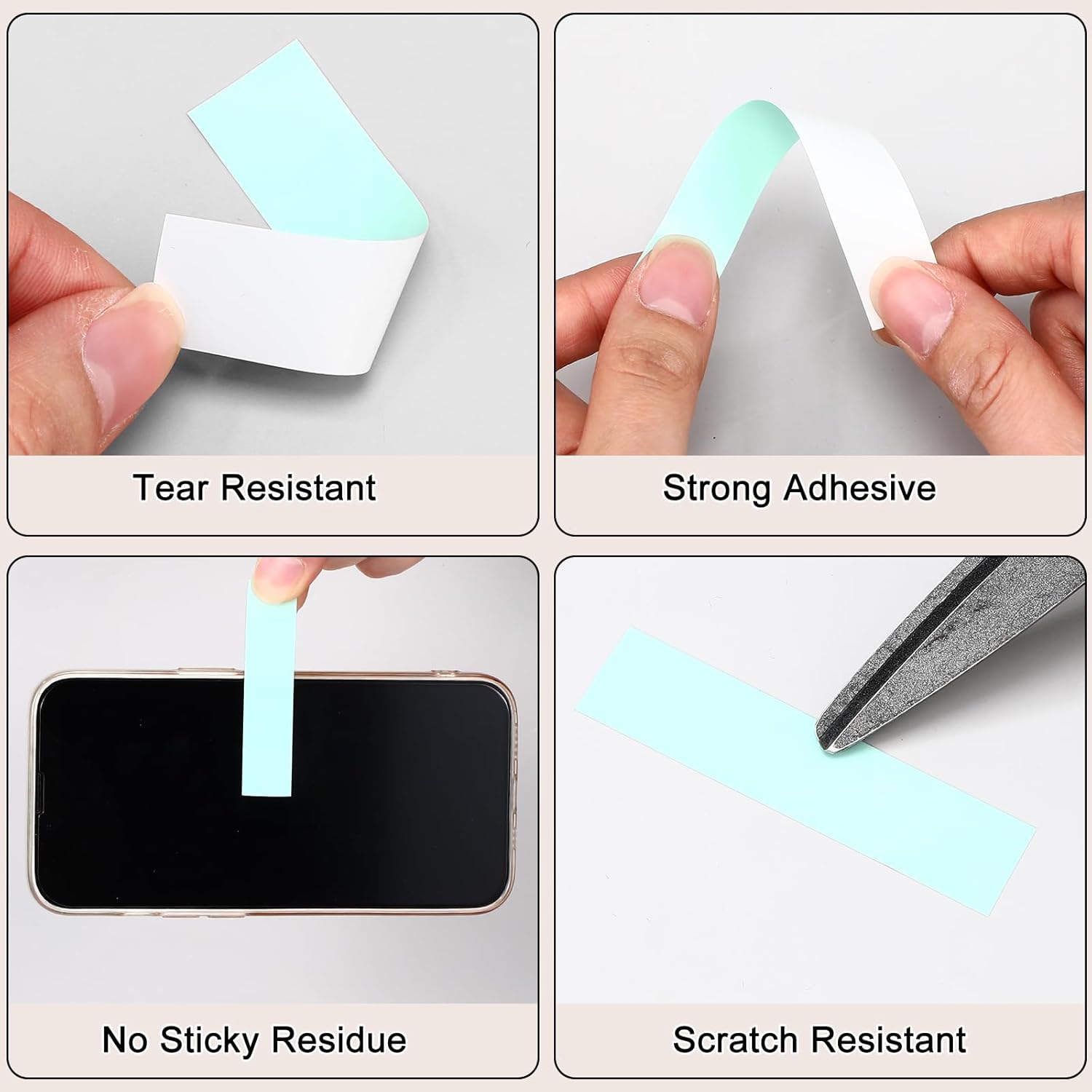 Fulmoon 12 Rolls Continuous Labels D30 Label Maker Tape 15 mm x 4 M/ 0.59'' x 13.12 ft Labeling Stickers Thermal Paper Self Adhesive Label Tape Compatible with D30 Maker(Multicolor) - Image 3