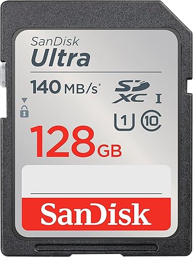Miniatura 2 de SanDisk Tarjeta de memoria Ultra SDXC UHS-I Clase 10 de 128 GB (paquete de 3) de 140 MBs U1, Full HD, tarjeta de cámara SD SDSDUNB-128G (paquete de
