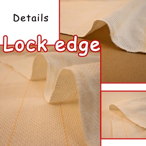 Miniatura 6 de Paño de acolchado overlocking mejorado de 157 x 59 pulgadas con líneas marcadas, paño grande de monje para pistola de acolchonamiento y aguja de