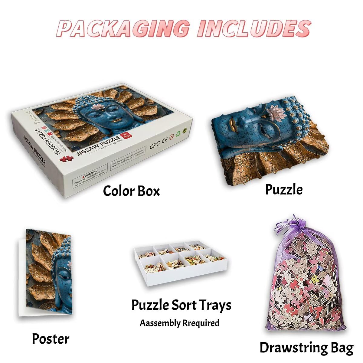Puzzle 3000 sztuk retro drewniane puzzle lotosu klasyczne puzzle wyzwanie dla całej rodziny zabawki puzzle litery na plecach oryginalne prezenty dla mężczyzn dekoracja -2271