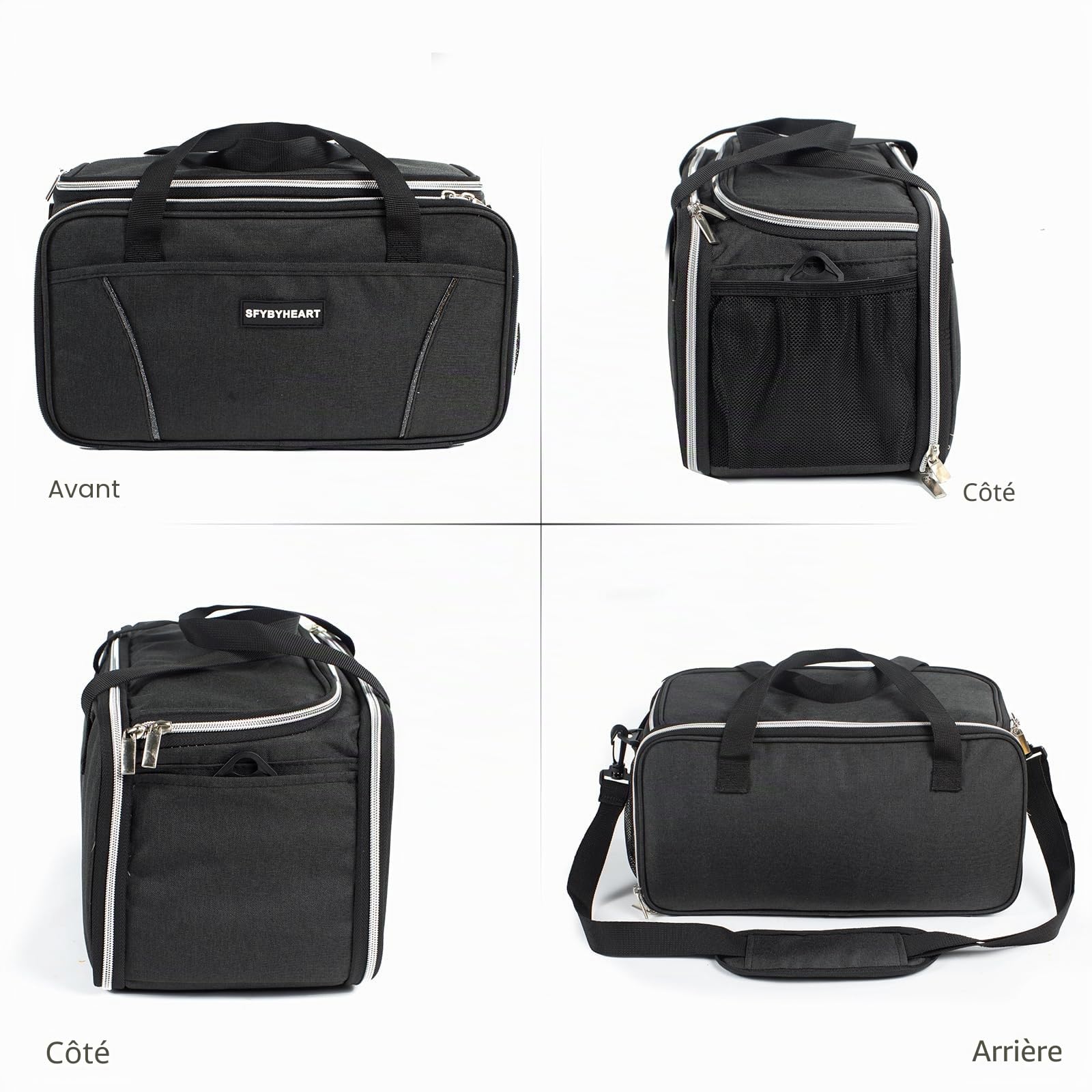 SFYBYHEART Étui de Transport pour Ensemble de Peinture, Organisateur de Fournitures artistiques, Sac de Peinture, Sacs fourre-Tout d'art, Organisateur d'artisanat et de Rangement avec Poches pour