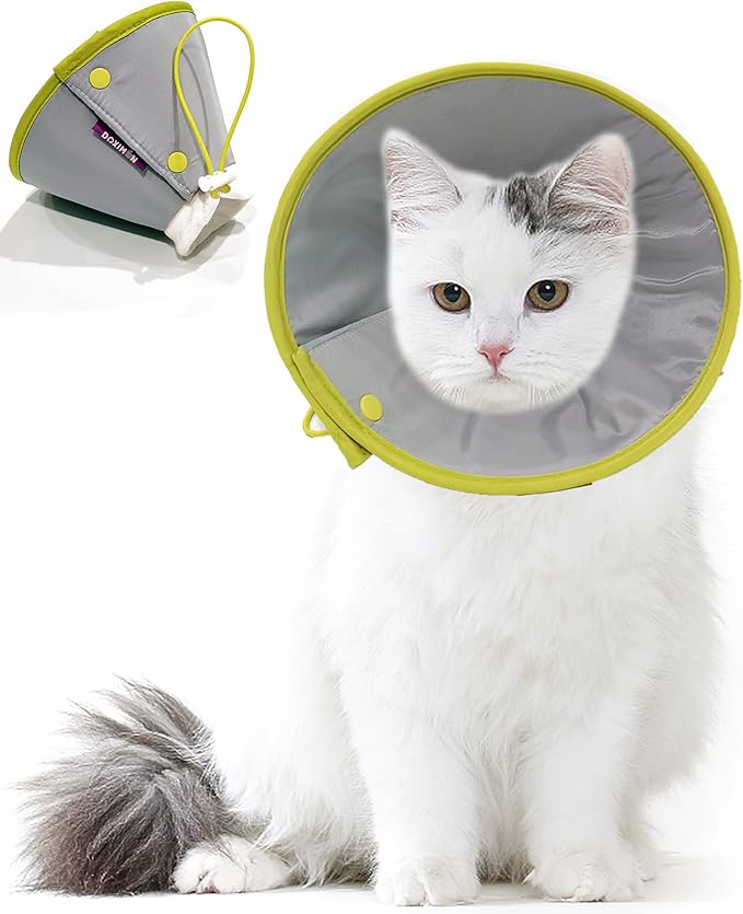BANBANGO Cat Cone Collar Soft, Adjustable Cat Recovery