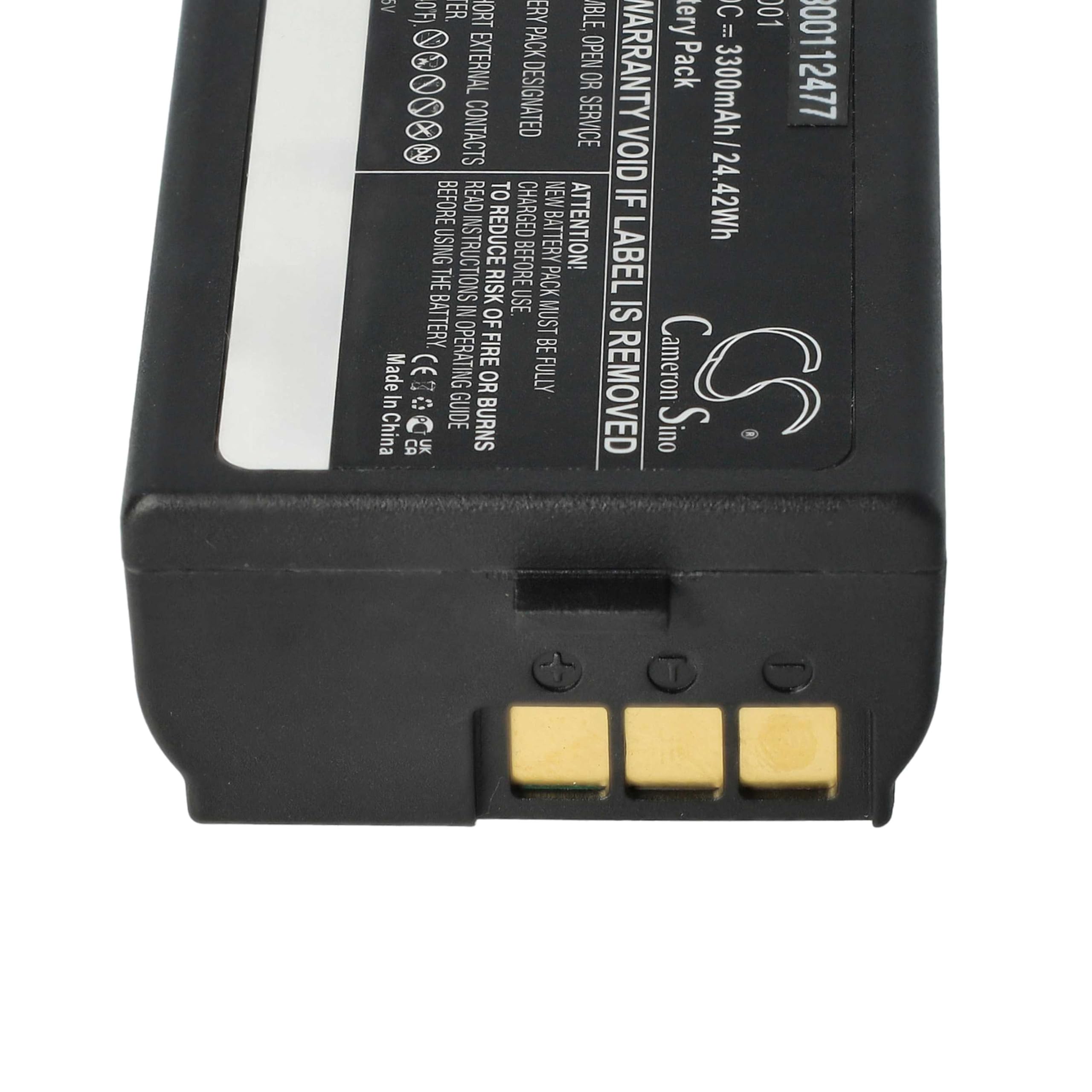 vhbw Akku Ersatz für Brother PJ7, BA-E001 für Drucker Kopierer Scanner Etiketten-Drucker (3300 mAh, 7,4 V, Li-Ion)