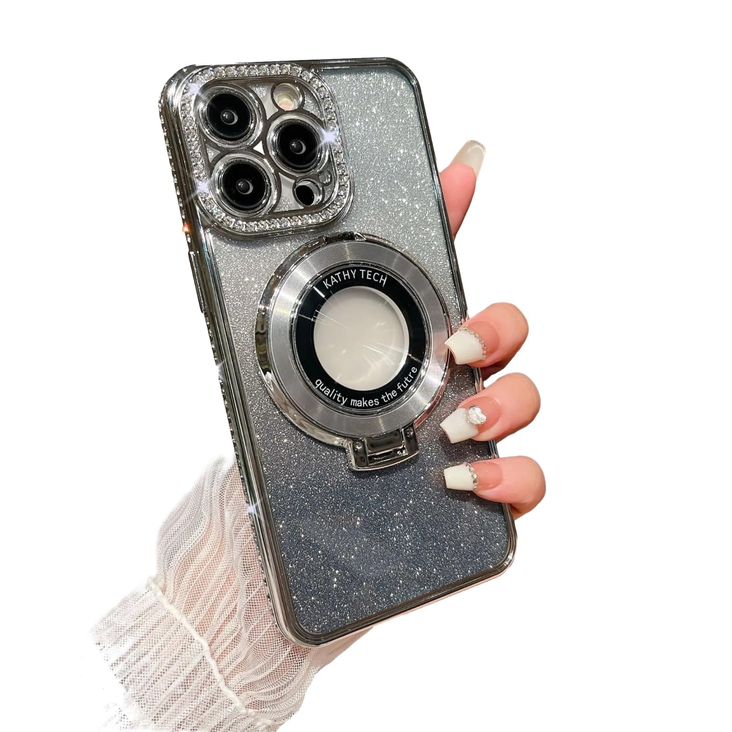 Amazon.co.jp: Blomuse スマホケース Blomuse グリッター ダイヤモンド 