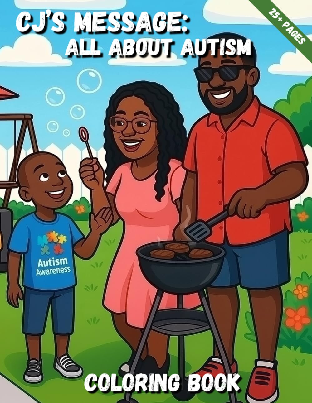 CJ’s Message: All About Autism Coloring Book