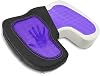 Car-Grand 1Pcs Leather Car Seat Covers Front Anti slip Padded, Easy install Cushioned Breathable FlexMesh, Driver seats only, Universal fit For 95% Vehicles,SUVs,Vans,Trucks,Sedans women, Black Purple