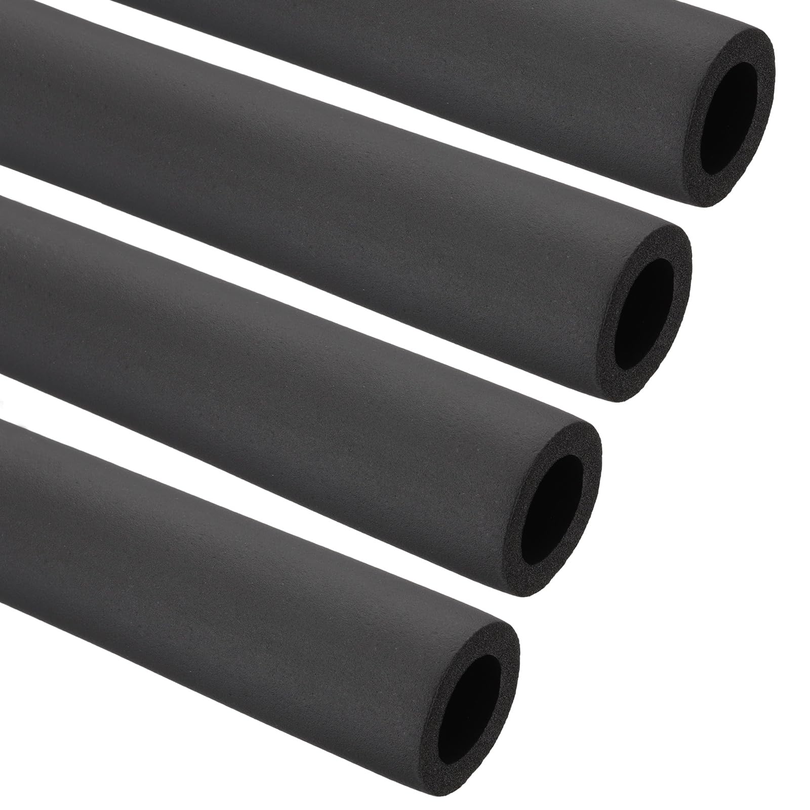 PATIKIL 1"(25mm) ID x 6Ft Pipe Insulation Foam Tube, 4Pcs Pipe Cover Wrap Roll Bar Padding Tubing for Handle Grip HVAC Outdoor Air Conditioner Units,