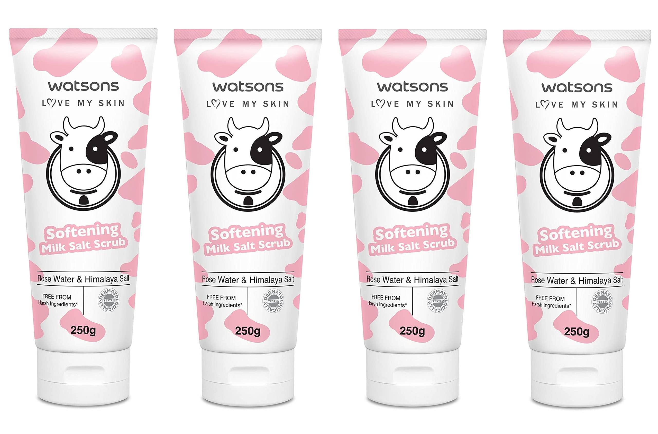 Watsons Love My Skin Softening Milk Salt Scrub 8.81 oz. (Pack of 4)
