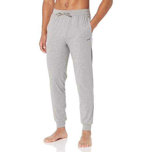 BOSS mens Soft Cotton Cuffed Lounge Pants