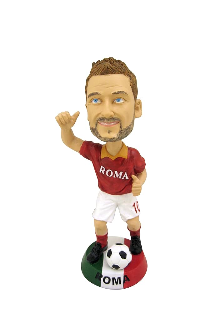 Francesco Totti Miniature Figurine, Resin Reproduction, 100