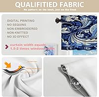 Vista 1019 de Cenefas de cocina modernas con patrón de cobre marrón dorado para ventanas, cenefas opacas abstractas de marcas de arañazos y cortinas opacas