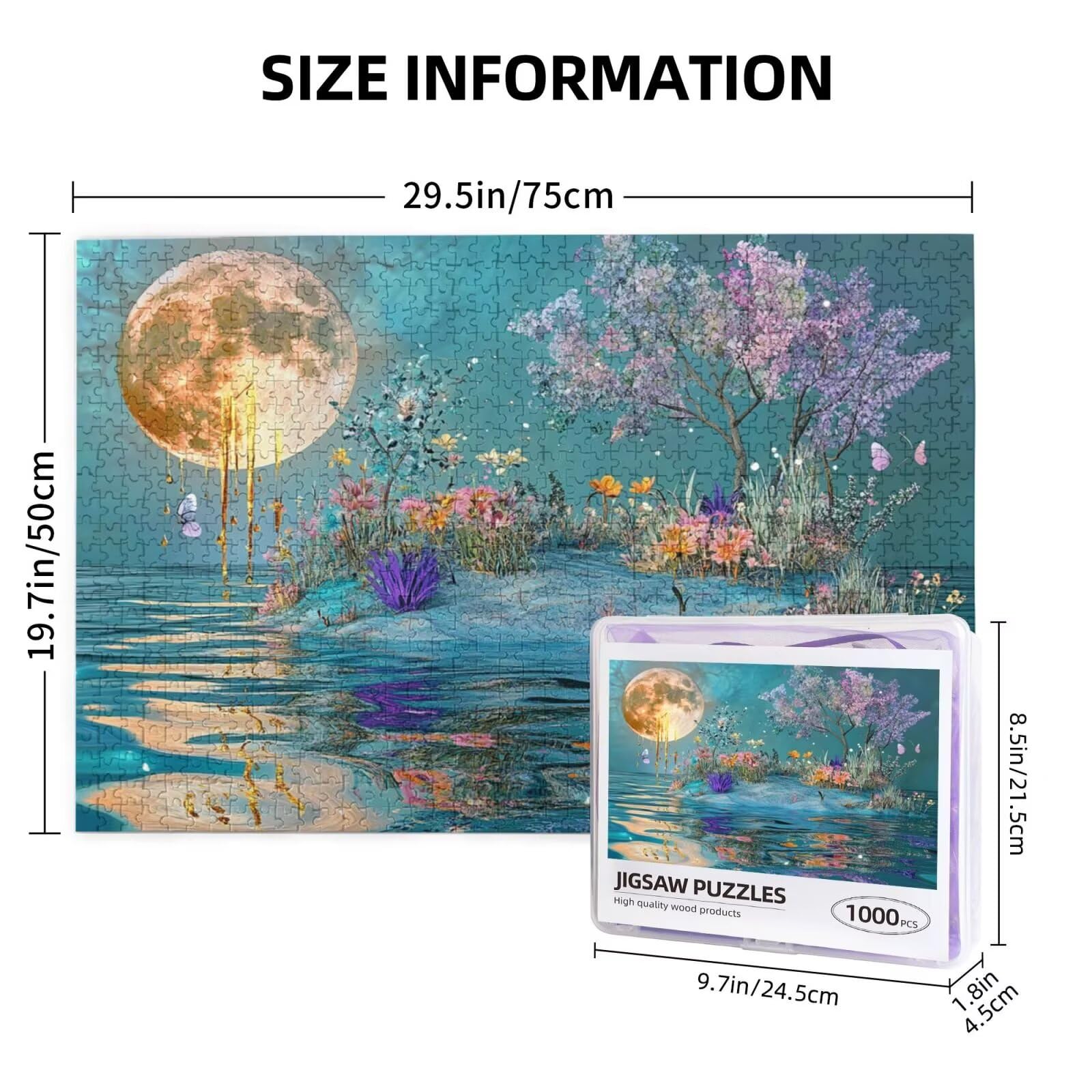 Puzzle retro, 3000 elementów, krajobraz, puzzle dla dorosłych, z pudełkiem na prezent, "zrób to sam", duże drewniane puzzle dla dorosłych, gra zręcznościowa dla całej rodziny, prezenty dla kobiet, 81