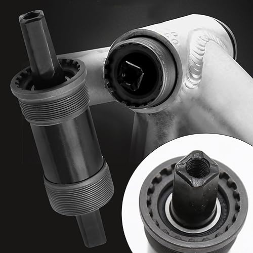 Miniatura 45 de Soporte inferior para bicicleta de montaña Soporte inferior cónico cuadrado Bicicletas 2.677 in Reemplazo para Shimano Tourney Serie TX800