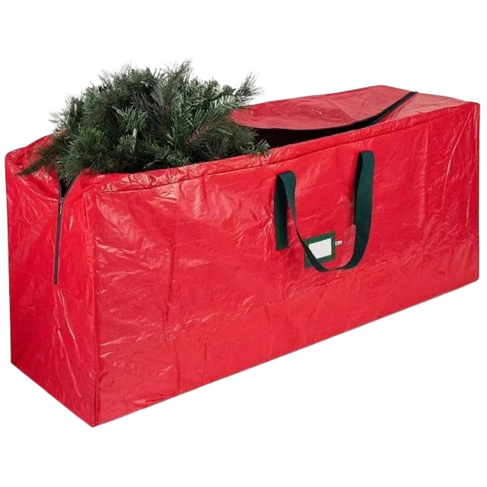 Housse coussin exterieur rouge 165x38x76 cm pour le rangement de terrasse