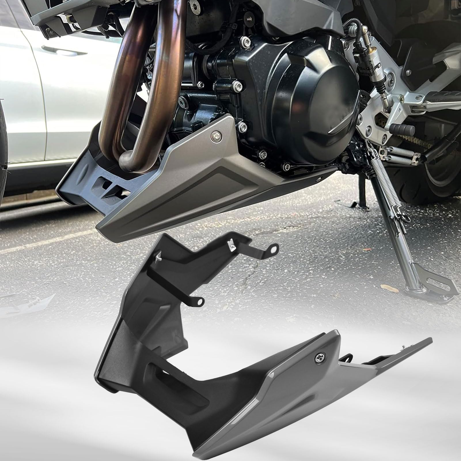 Puntale Puntale Motore Inferiore Telaio Spoiler Carenatura Protezione Sottoscocca Protezione del telaio del motore Per F 900 R F900XR F 900R F 900XR Accessori 2020-2025 (Titanio)