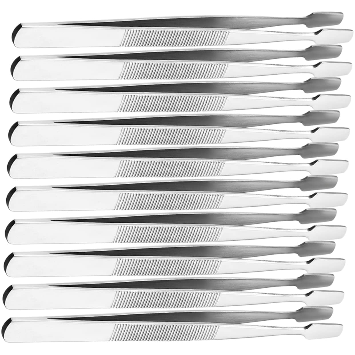 30pezzi Pinzette Inossidabile Per Collezionismo Di Francobolli e Ciglia Finte Strumenti Ergonomici Per Foto e Hobby Pratiche e Versatili