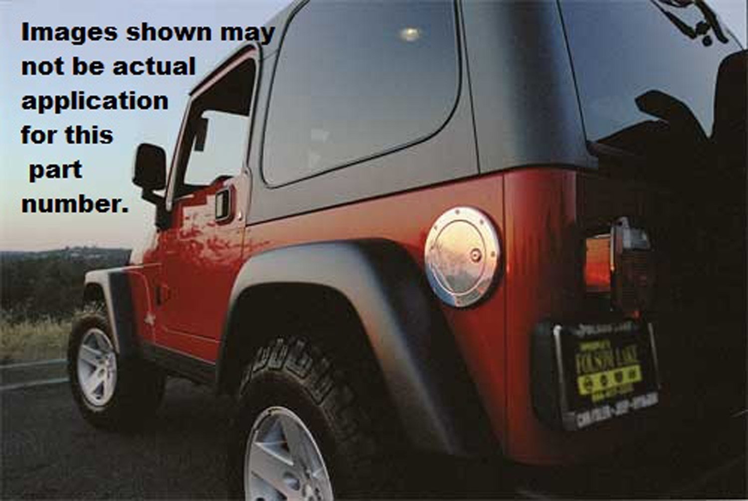 All Sales 6032P Billet Fuel Door