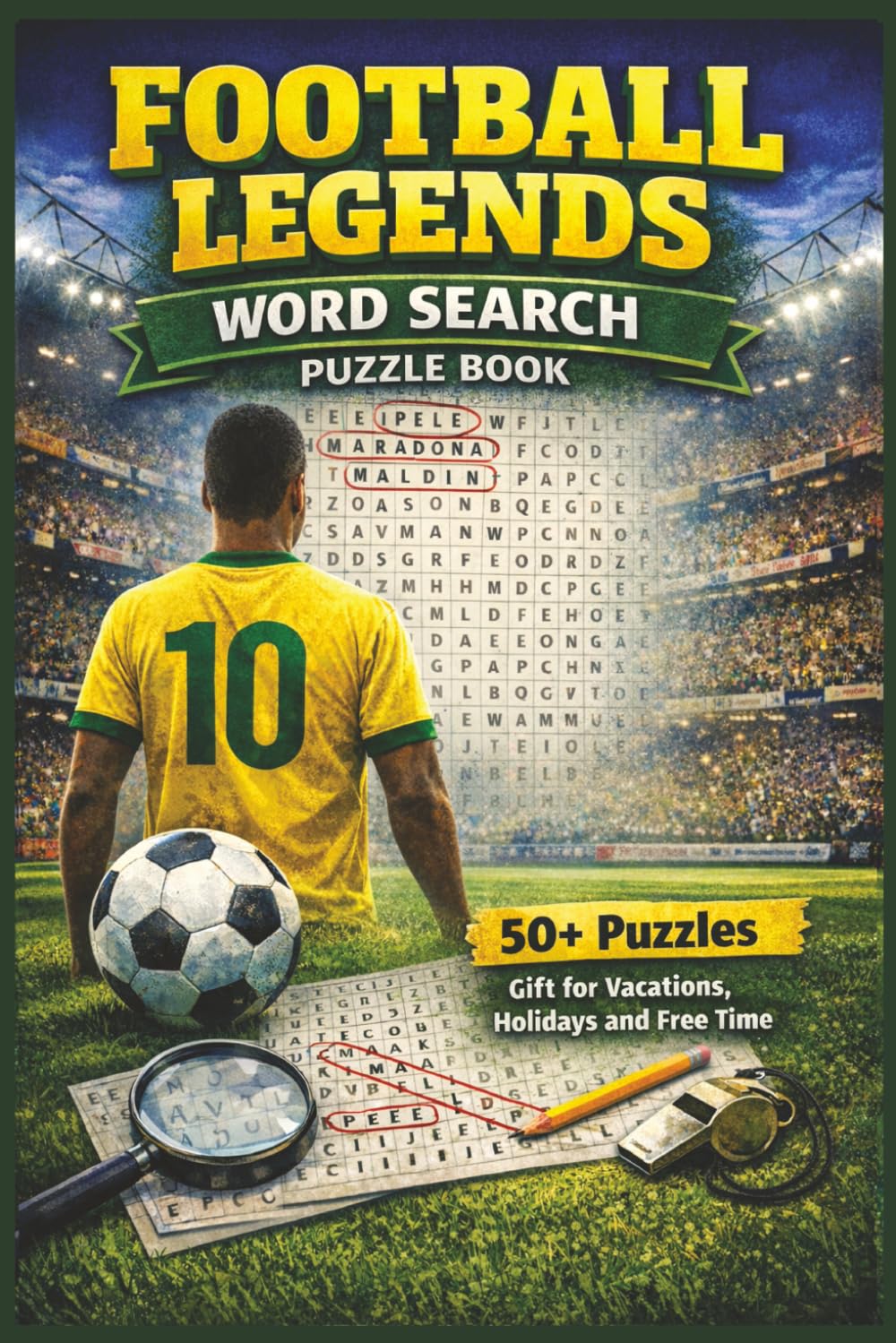 Football Legends Word Search Puzzle Book: Find Iconic Players, Historic Names, and Timeless Football Heroes ! 50+ Puzzle | Gift for Vacations, ... updates (The Ultimate Word Search Series)