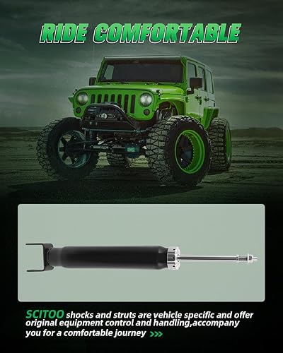 Miniatura 6 de SCITOO Amortiguadores traseros (2 piezas) para Dodge, amortiguadores para Dodge 2011-2018 para Dodge para Durango, 2011-2018 para Jeep Grand para