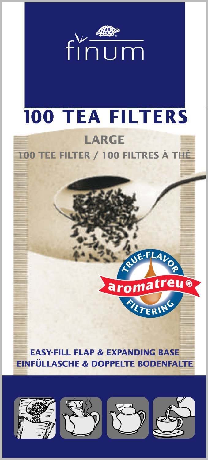 100 Tea Filters, Large, Brown (2)
