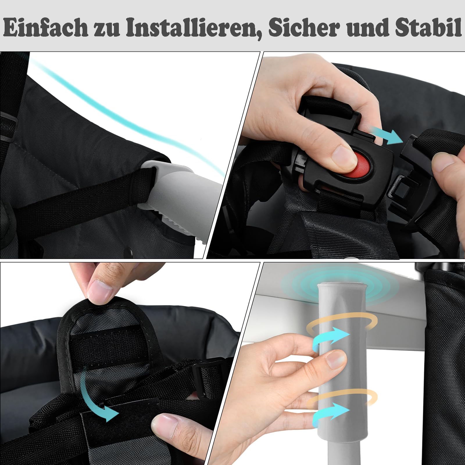 Siège De Table Pliable Bébé YUENFONG - Pratique Pour Repas Et Voyages