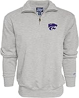 Vista 27 de Blue 84 Sudadera con cremallera de un cuarto para hombre de la NCAA