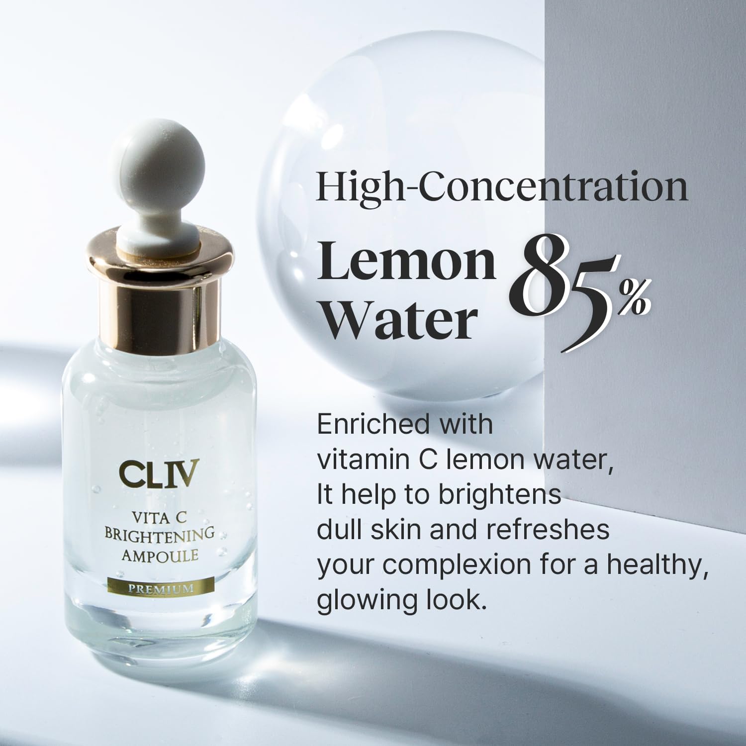 Amazon.com: CLIV Vita C Brightening Ampoule Facial Serum | 85