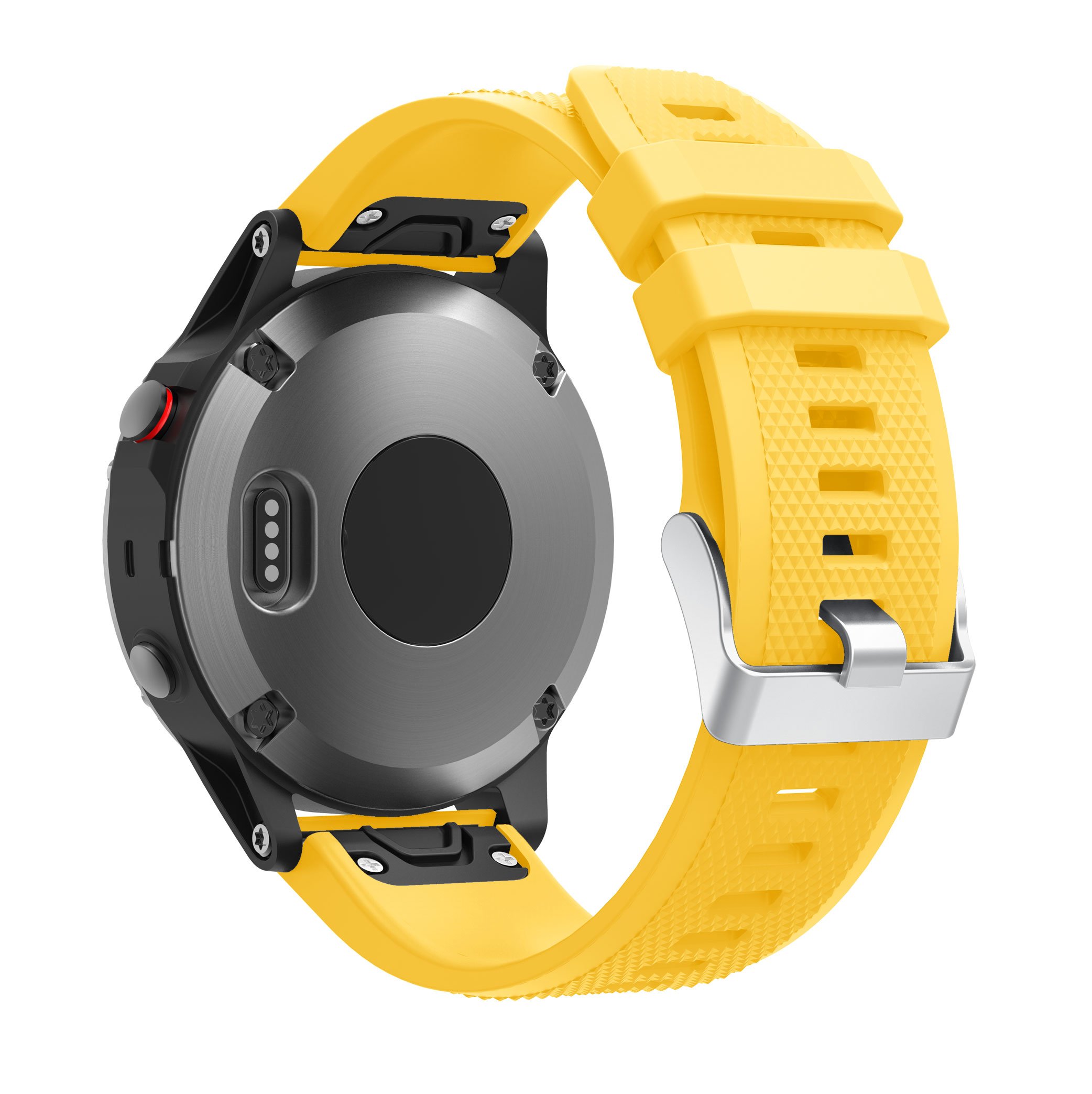 Cinturino Fenix 5/Fenix 5 Plus, cinturino da 22 mm, cinturino di ricambio in silicone per Fenix 5/5 Plus/Fenix 6/6 Pro/Fenix 7/Fenix 7 Solar/Approach S60/Quatix 5/Forerunner 935/945/Instinct