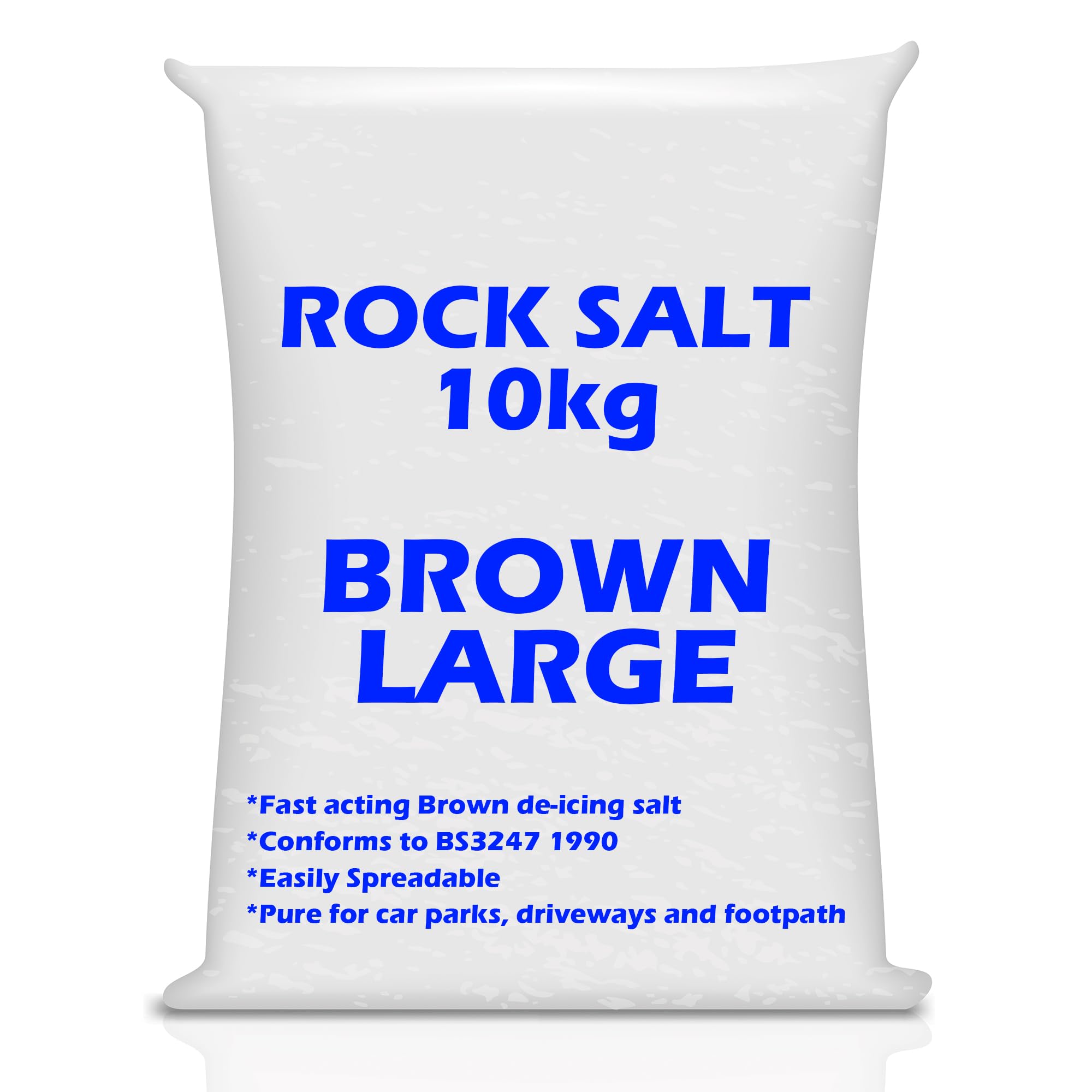 The Glowhouse Brown Fast-Acting On Snow And Ice Bag Of Grit Rock Salt (10Kg)